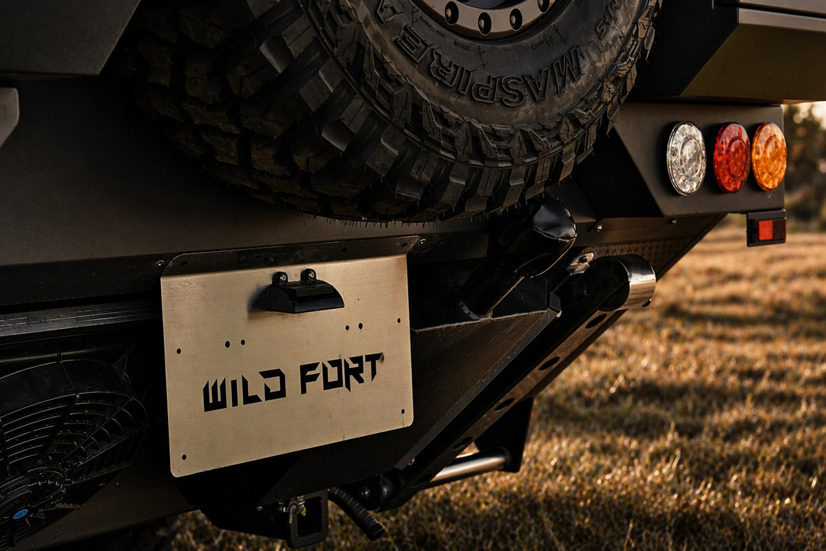 Wild Fort caravan exterior